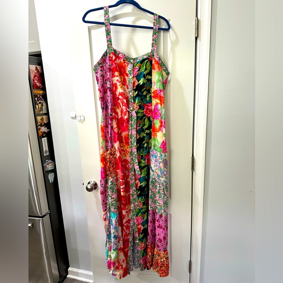white birch Dresses & Skirts - White Birch Floral Print Dress - Size Large